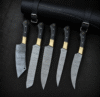 Handmade Damascus Steel Chef Tool Set | Artisan Kitchen Tools