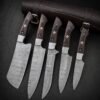 Handmade Damascus Steel Chef Tool Set | Artisan Kitchen Tools