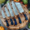 Handmade Damascus Steel Chef Set | Artisan Kitchen Tools
