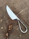 Handmade iron medieval cutlery set twisted handle