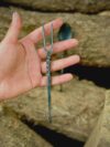 Hand forged iron medieval cutlery set