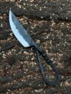 Handmade iron medieval cutlery set twisted handle