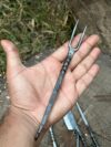 Handmade iron medieval cutlery set twisted handle