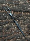 Handmade iron medieval cutlery set twisted handle
