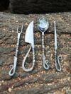 Hand Forged Iron Medieval Cutlery Set
